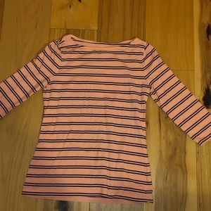 Half sleeve striped top